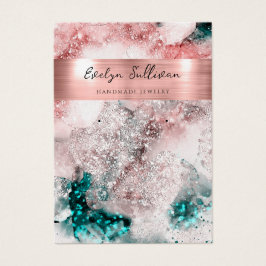 Placa de exibição do brinco de água com coloração