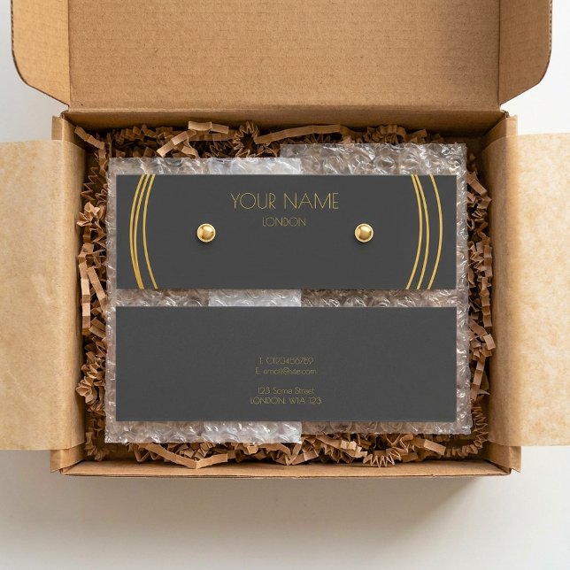 Placa de exibição do brinco Dourado (Gold rings earring display card)