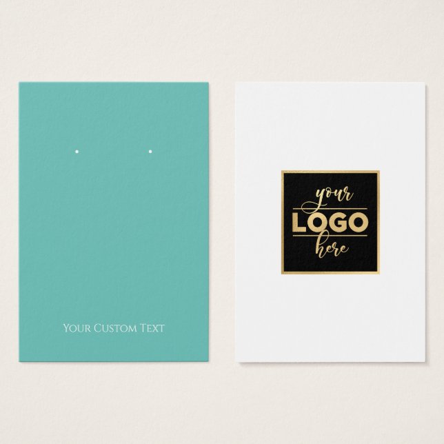 Placa de exibição do logotipo traseiro Aqua Blue E (Frente & Verso)