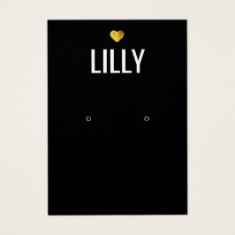 Placa de exibição Dourada do ouvido preto