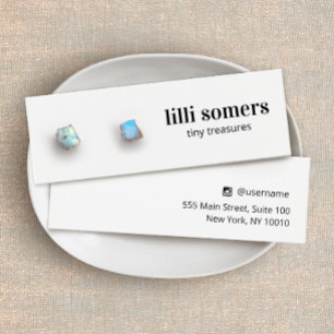 Placa de Exibição Estreita de Joias