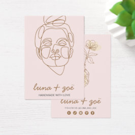 Placa de exibição feminina elegante, cor-de-rosa, 