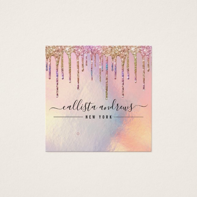 Placa de exibição holográfica com anel de gotejame (Frente)