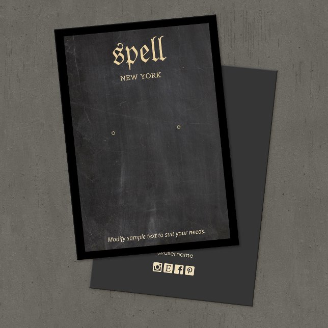 Placa de exibição legal de Edgy Rustic Edgy (Criador carregado)