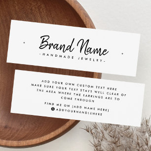 Placa de exibição mínima do brinco de stuch do 