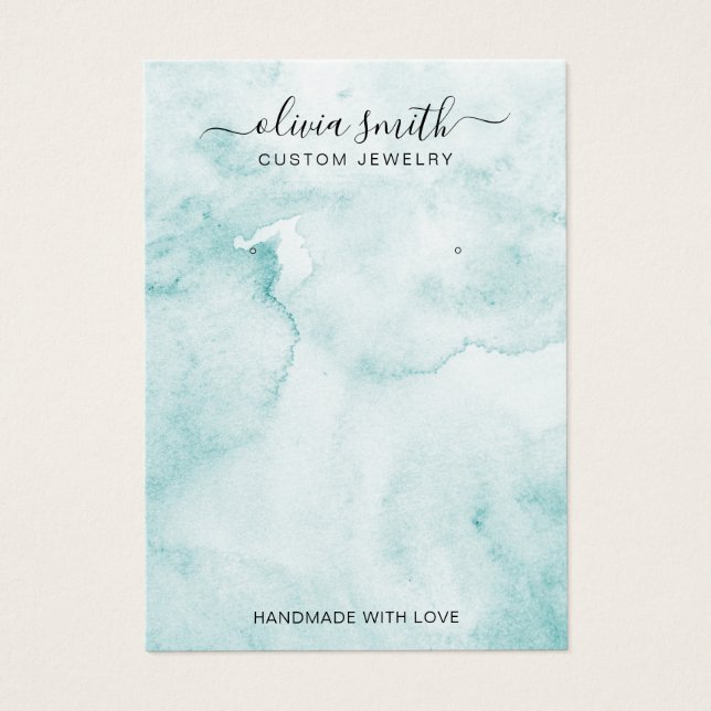 Placa de Exibição Mínima Moderna de Jewelry Waterc (Frente)