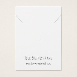 Placa de Exibição Pendente de Colar de Escoamento 