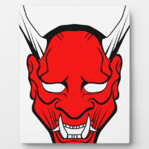 Red Japan Hannya Mask
