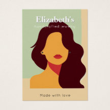 Placa de exibição Retrato da Mulher Elegante