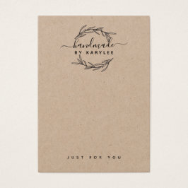 Placa de Exibição Rustic Laurel Leaf Jewelry Earri