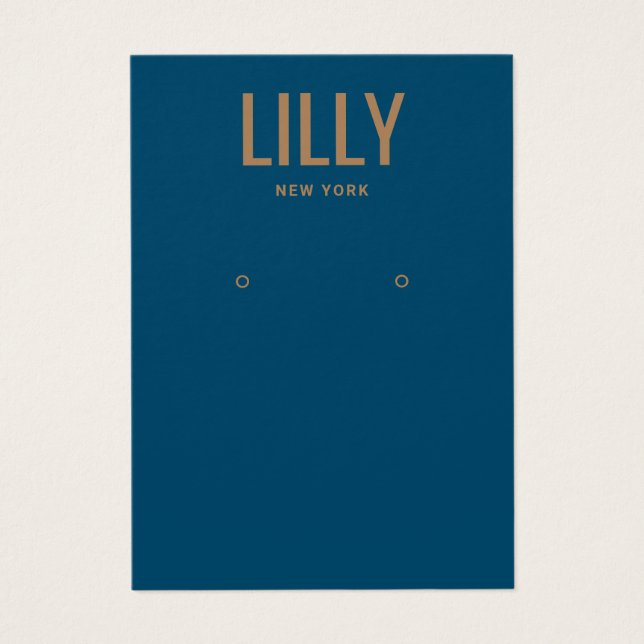 Placa de exibição simples azul de escurecimento (Frente)