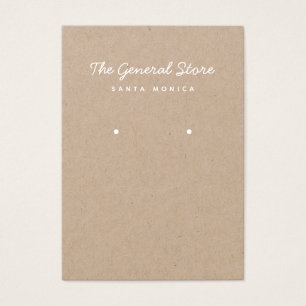 Placa de exibição simples da loja geral Kraft escu