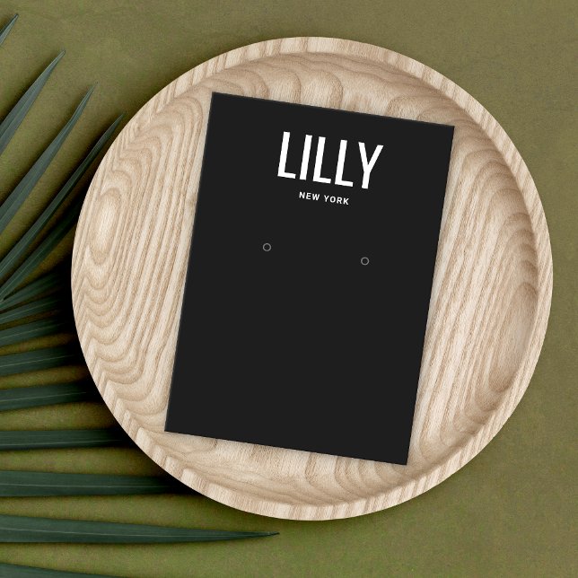 Placa de exibição simples de preto (Criador carregado)