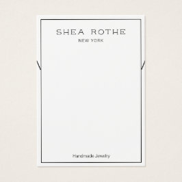 Placa de Exibição Simples de Pulseira de Colar