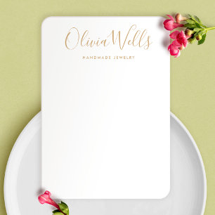 Placa de exibição simples Dourada para exibiçã