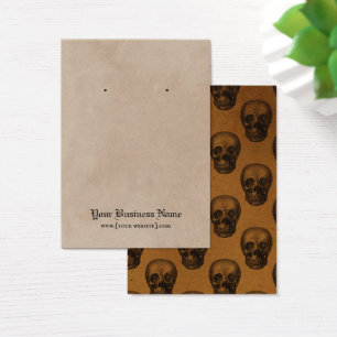 Placa de exibição Skulls Gothic Halloween Earran