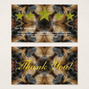Placa de feedback de classificação de cinco estrel