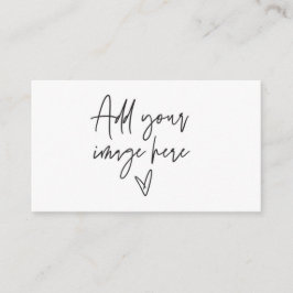 Placa de fidelidade para logotipo Cartão de visita