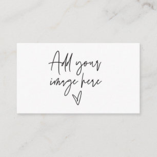 Placa de fidelidade para logotipo Cartão de visita