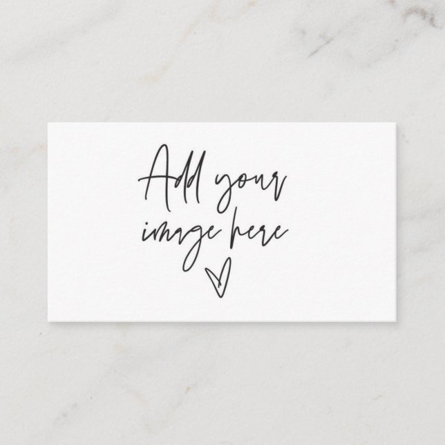 Placa de fidelidade para logotipo Cartão de visita (Frente)