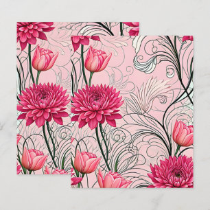 Placa de Flor Rosa