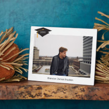 Placa de Foto Graduação Graduada Graduada Graduada