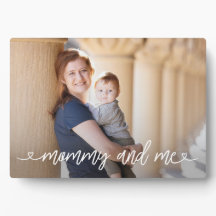 Placa de Fotografia Personalizada para mamães e Mi