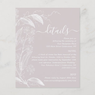 Placa de gabinete de detalhes botânicos com Rosa D