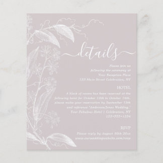 Placa de gabinete de detalhes botânicos com Rosa D