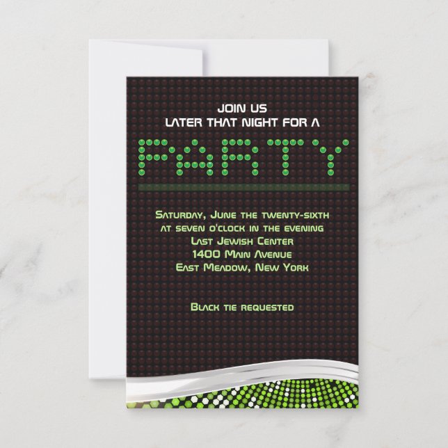 Placa de Grupo de Convite para videos games Bat Mi (Frente)