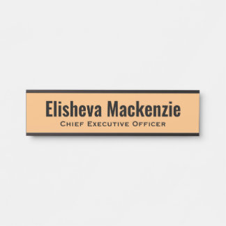 Placa de Identificação de Porta de Escritório Lara