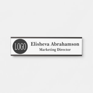 Placa de Identificação de Porta de Escritório Prof