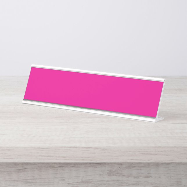 Placa de Identificação para Mesa | Escritório Mode (Frente)