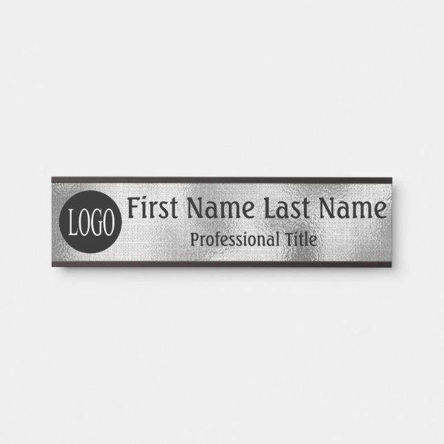 Placa de Identificação para Porta de Escritório co (Frente)