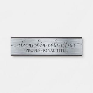 Placa de Identificação para Porta de Escritório da
