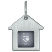 Placa de Identificação Personalizada Cinza para Ca