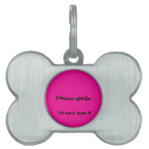 Placa de identificação personalizada para cães Spa