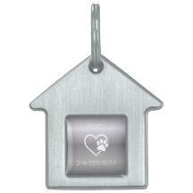 Placa de Identificação Personalizada para Cão em P