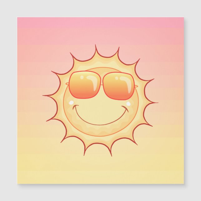 Placa de ímã sunset (Frente)