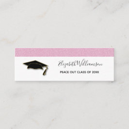 Placa de inserção cor-de-rosa com brilho