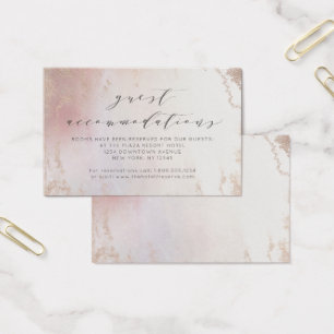 Placa de inserção de acomodações de Frost Rosa