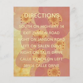 Placa de inserção de convite de casamento flexível