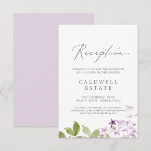 Placa de inserção de Recepção de casamento Lil