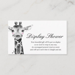 Placa de inserção do Chá de fraldas de exibição