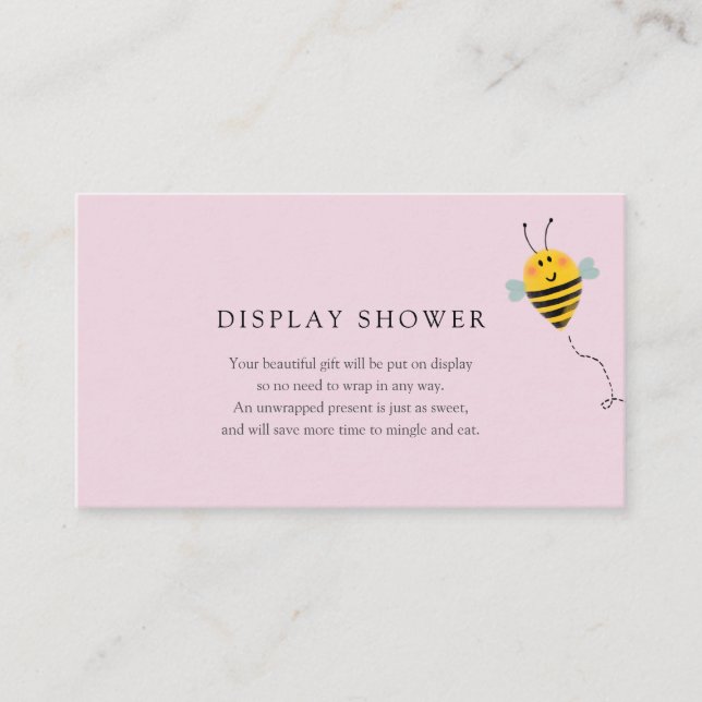 Placa de inserção do Chá de fraldas de exibição Be (Frente)