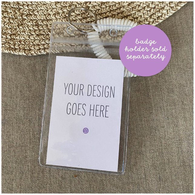 Placa de inserção do portador do crachá 2.5x3.5 IM (Criador carregado)