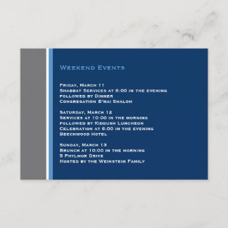 Placa de inserção Mitzvah do Bar Estrela Moderno