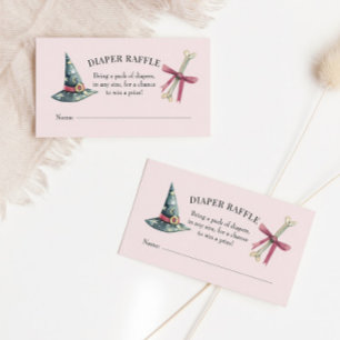 Placa de inserção Raffle da Fralda do Halloween