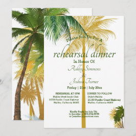 Placa de Janto de Casamento de Palm Tree Beach