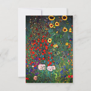 Placa de Jardim Flor Gustav Klimt